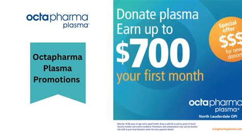Visit givingplasma. . Octapharma plasma promotions